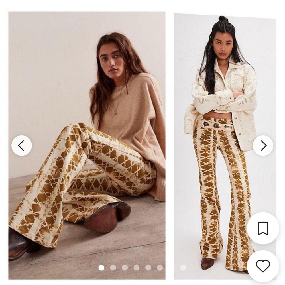 We the Free  Penny Pull on Printed Flare